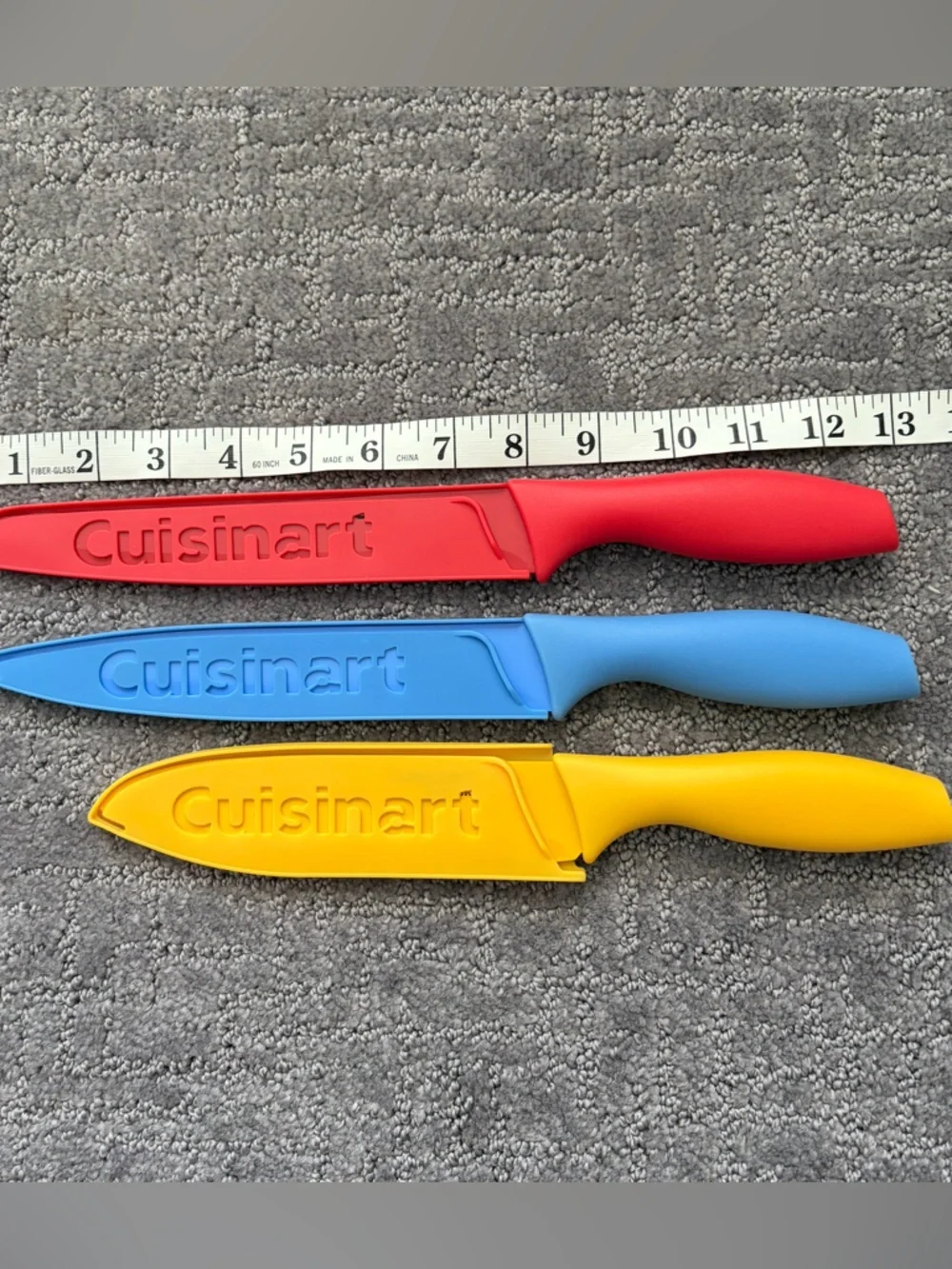 CUISINART Knife Set Advantage Color Collection Stainless Steel Ceramic Coated